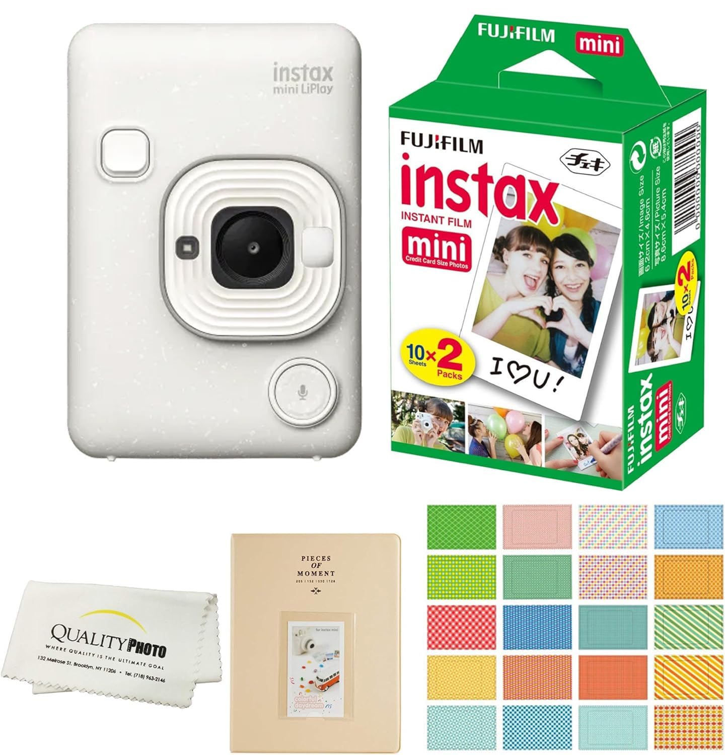 Foto 2 pulgar | Cámara Fujifilm Instax Mini Liplay Hybrid Con 20 Películas, Color Blanco - Venta Internacional.