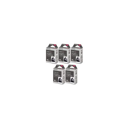 Foto 2 | Película Fujifilm Instax Mini Monocromática, 10 Exposiciones X 5 Unidades - Venta Internacional.