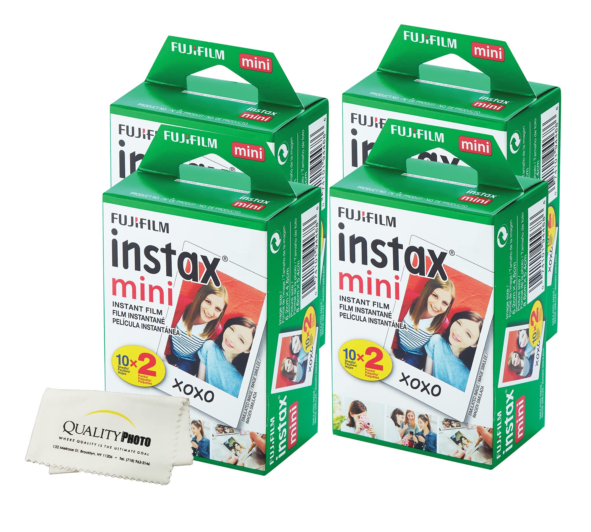 Foto 2 pulgar | Película Fujifilm Instax Mini Instax Instant Film, 20 Hojas (80) - Venta Internacional.
