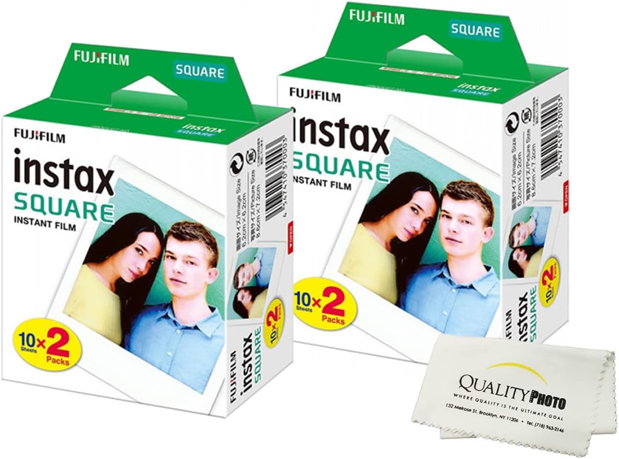 Foto 2 pulgar | Película Instantánea Fujifilm Instax Square De 80 Hojas Para Sq10 - Venta Internacional.