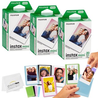 Foto 1 | Película, Marcos Magnéticos Y Tela De Microfibra Fujifilm Mini Instax - Venta Internacional.