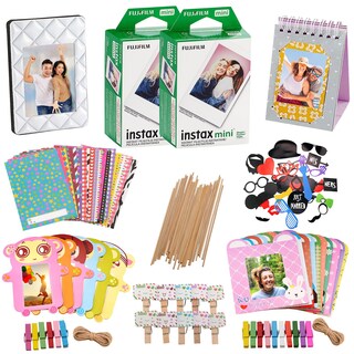 Foto 1 | Kit De Accesorios Para Cámara Fujifilm Instax Mini 8 Con 40 Películas - Venta Internacional.