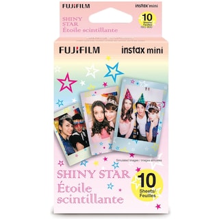Foto 1 | Película Fujifilm Instax Mini Shiny Star 10 Exposiciones - Venta Internacional.