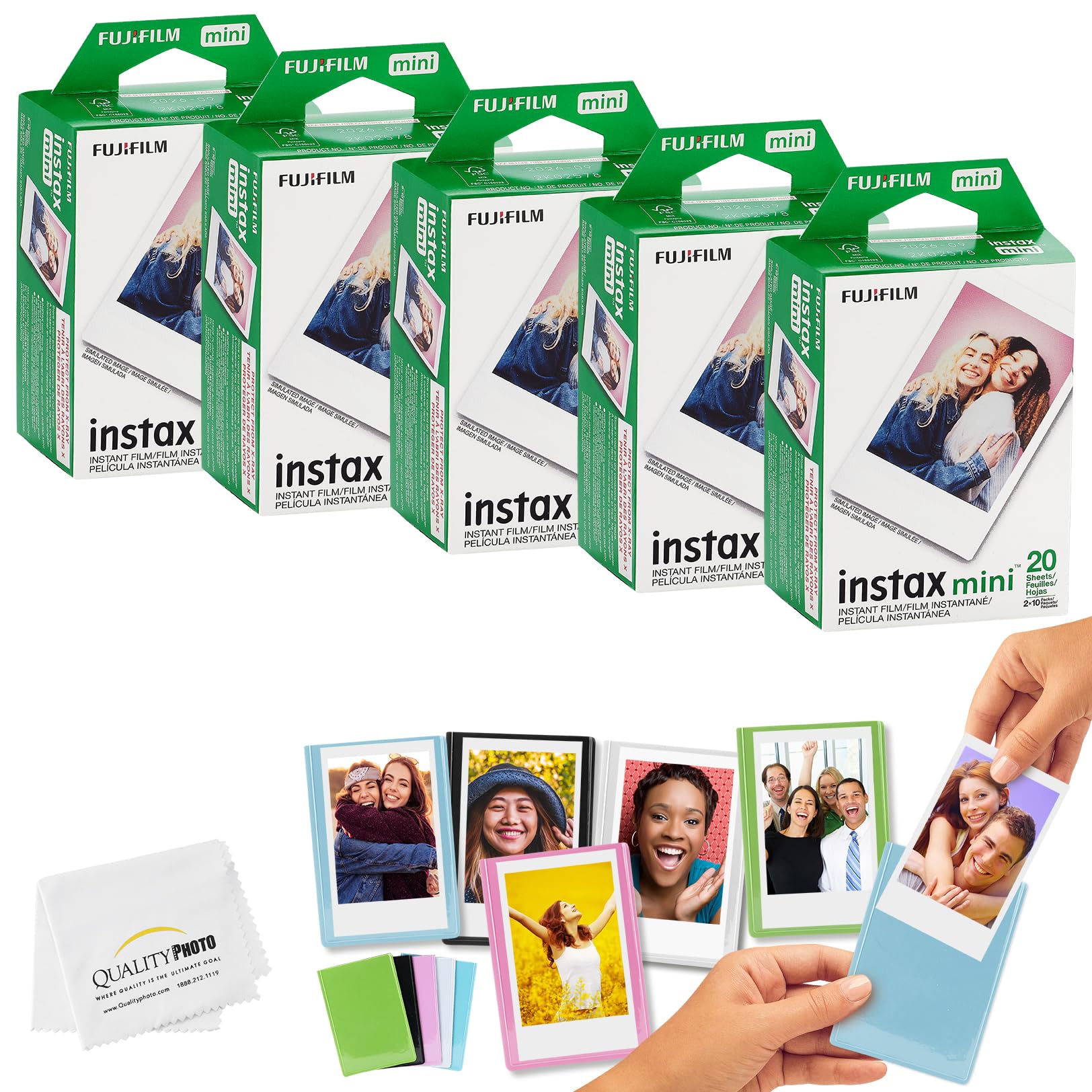 Foto 2 pulgar | Película, Marcos De Fotos Magnéticos De Colores Y Tela Fujifilm Mini Instax - Venta Internacional.