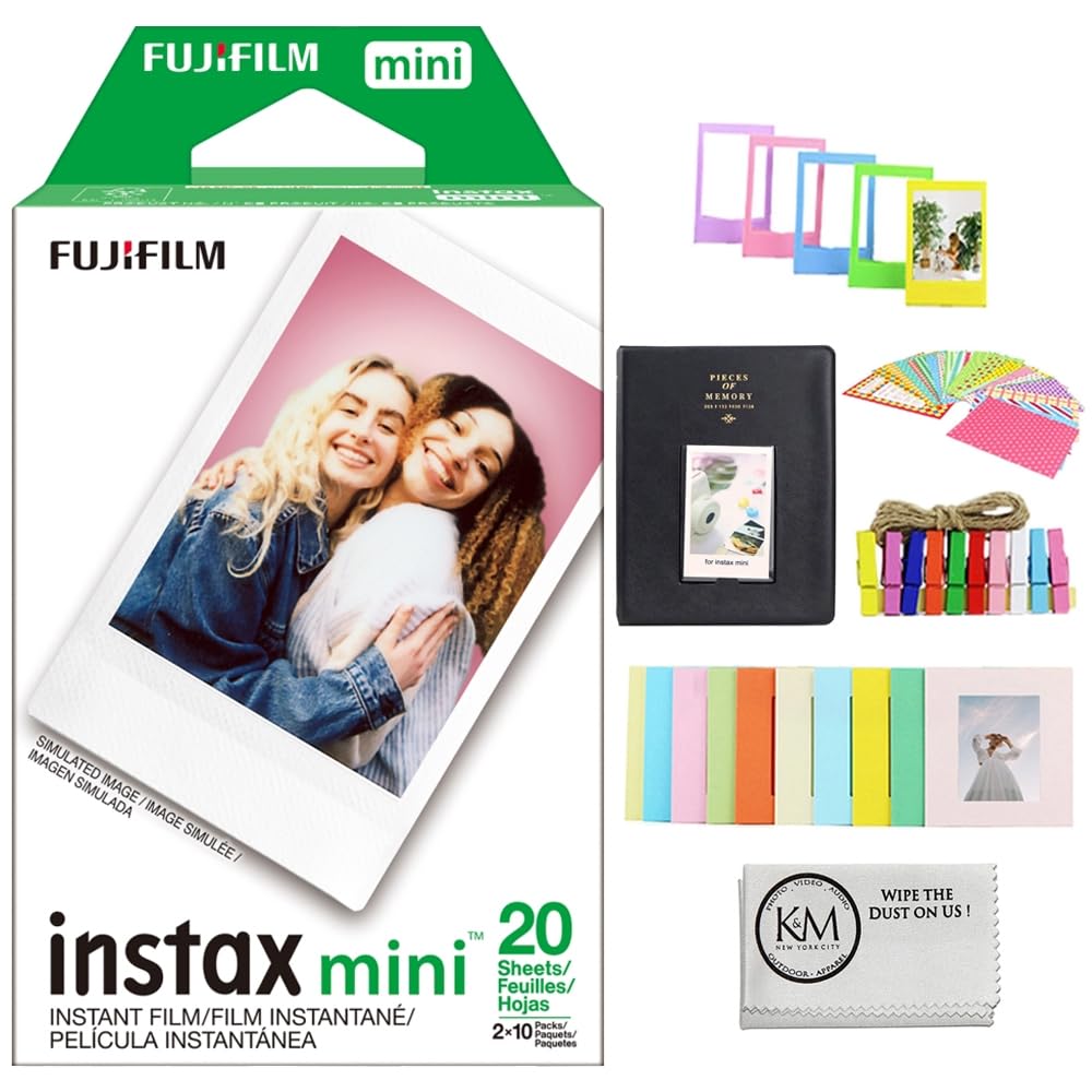Película Instantánea Fujifilm Instax Mini 20 Exposures (3 Artículos) - Venta Internacional.