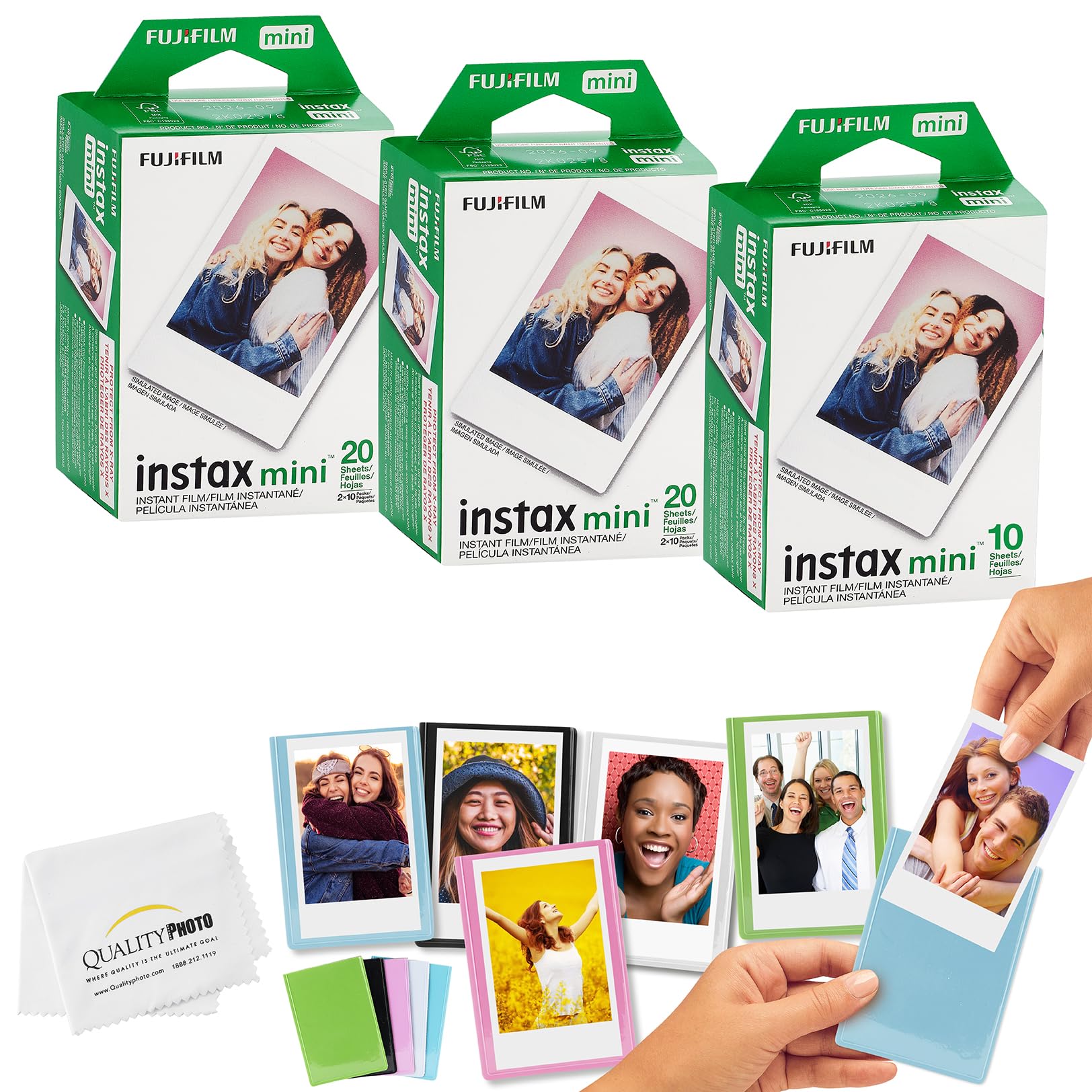 Foto 2 pulgar | Película, Marcos Magnéticos Y Tela De Microfibra Fujifilm Mini Instax - Venta Internacional.
