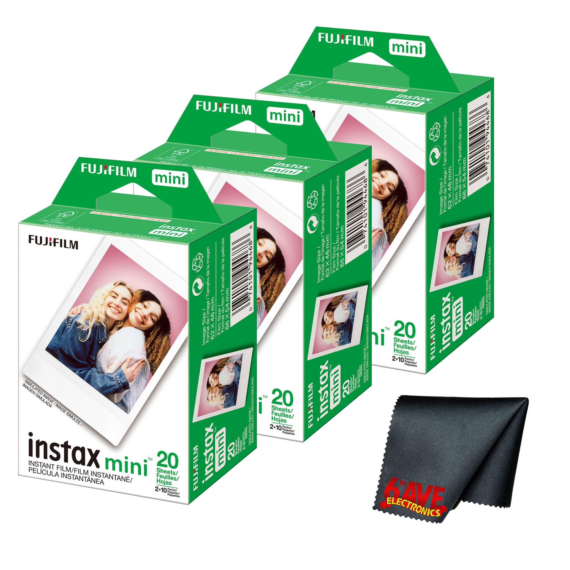 Foto 2 pulgar | Cámara Instantánea Fujifilm Instax Mini Con 60 Películas Y Tela - Venta Internacional.