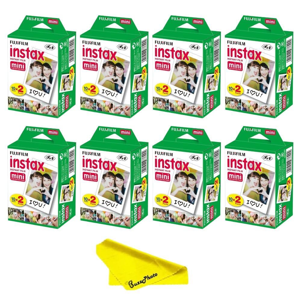 Foto 2 pulgar | Película Para Cámara Instantánea Fujifilm Instax Mini, Paquete Doble X8 - Venta Internacional.