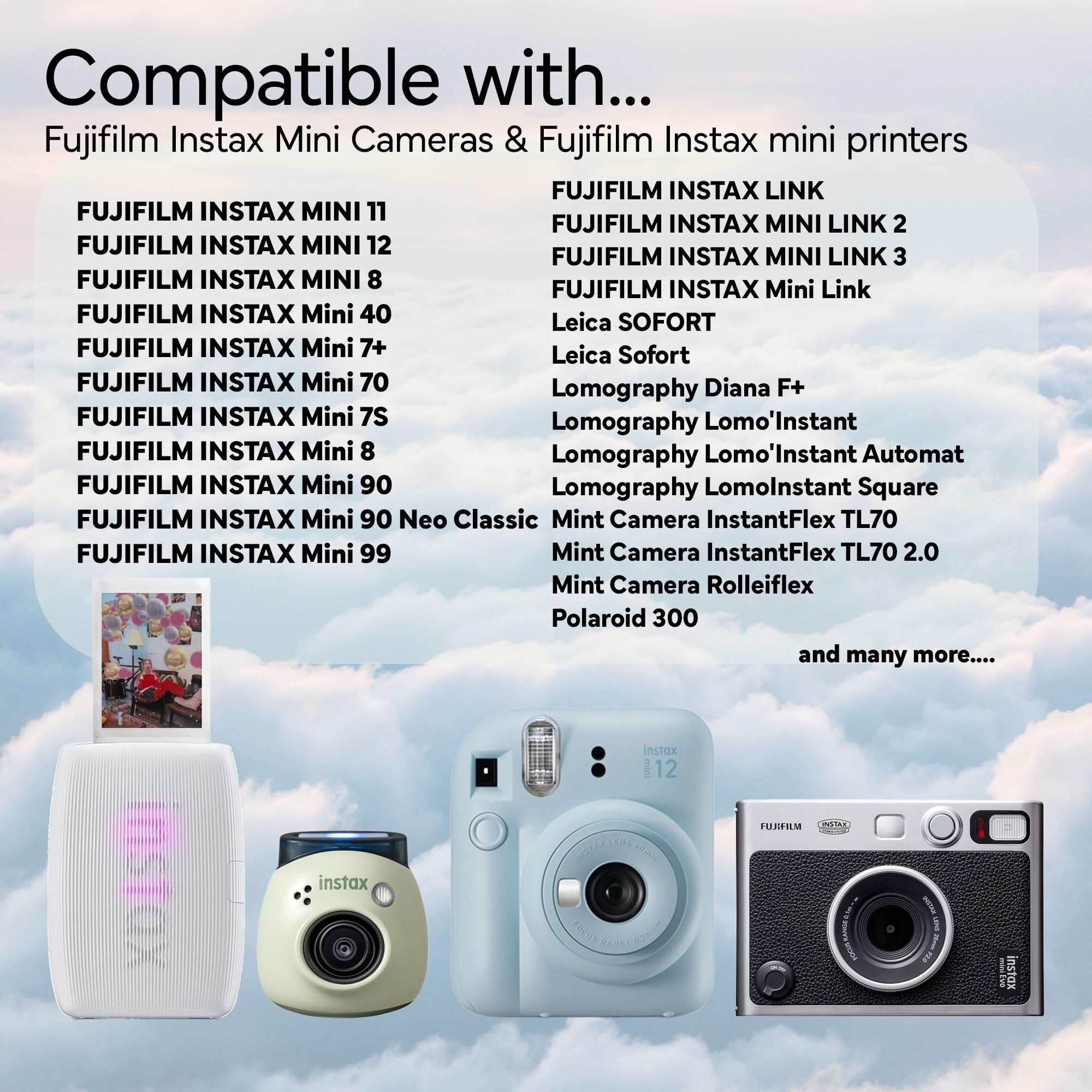 Foto 5 pulgar | Cámara Instantánea Fujifilm Instax Mini Con 100 Películas Y Tela - Venta Internacional.
