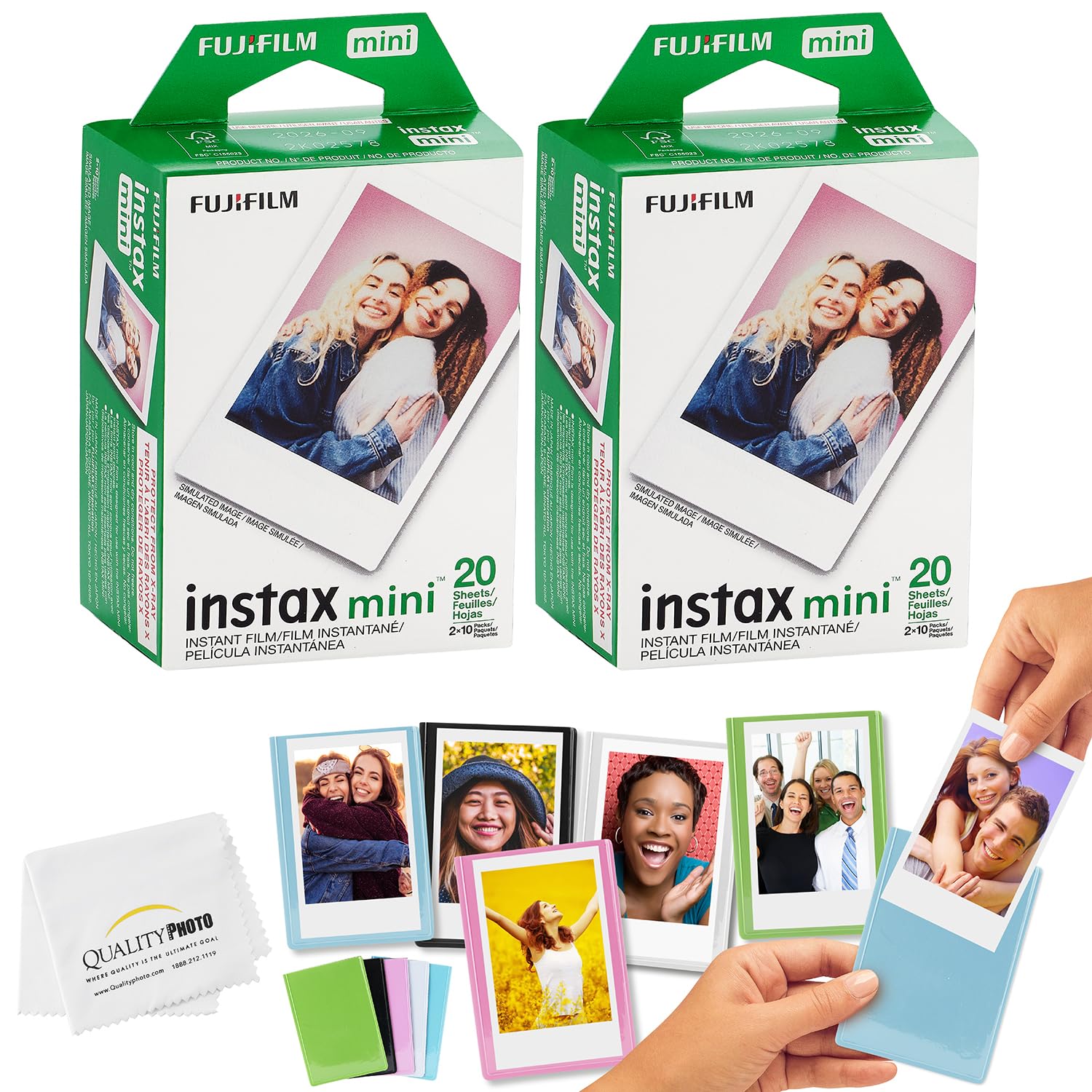 Foto 2 pulgar | Película, Marcos De Fotos Magnéticos De Colores Y Tela Fujifilm Mini Instax - Venta Internacional.