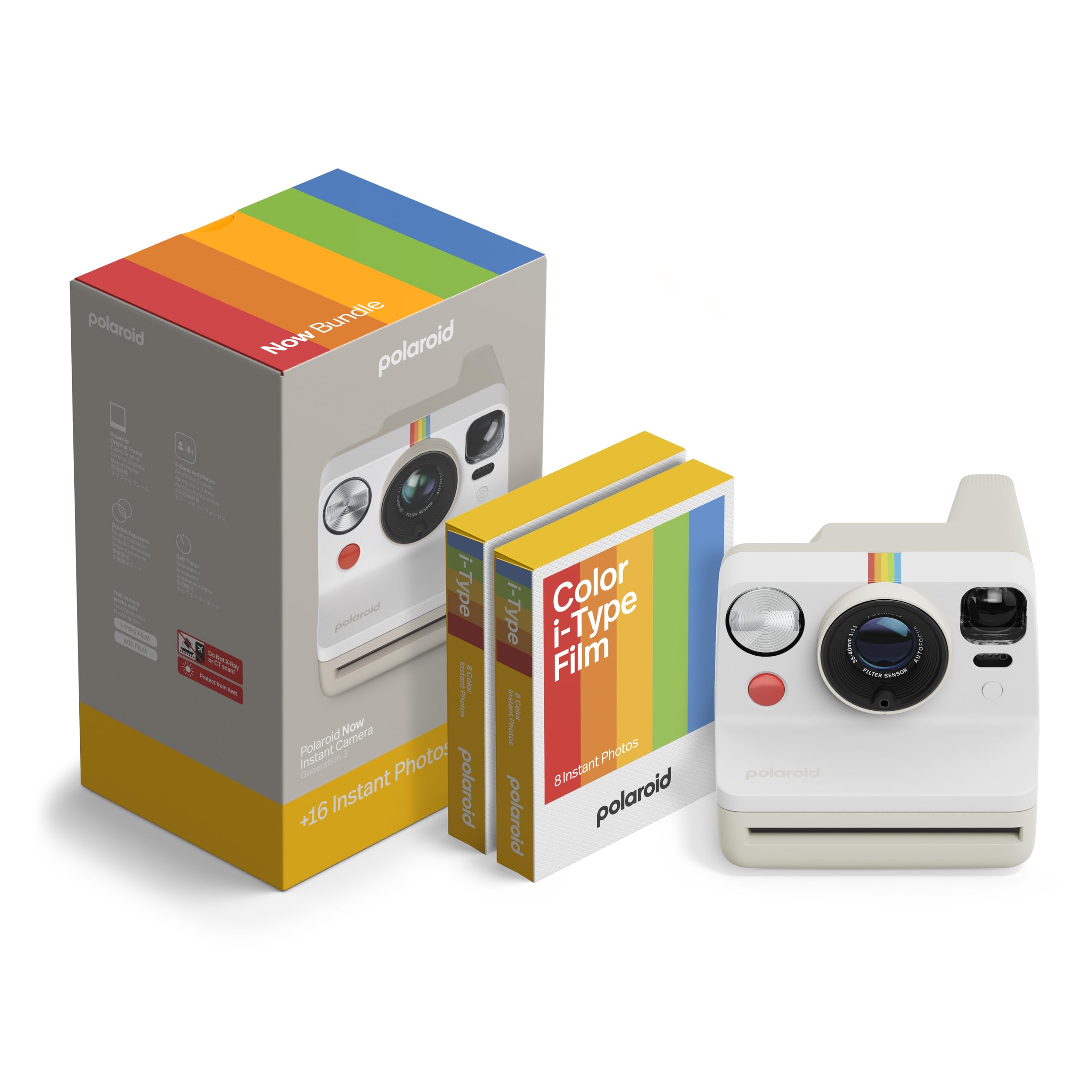 Cámara Instantánea Polaroid Now, Película I-type + De Tercera Generación - Venta Internacional.