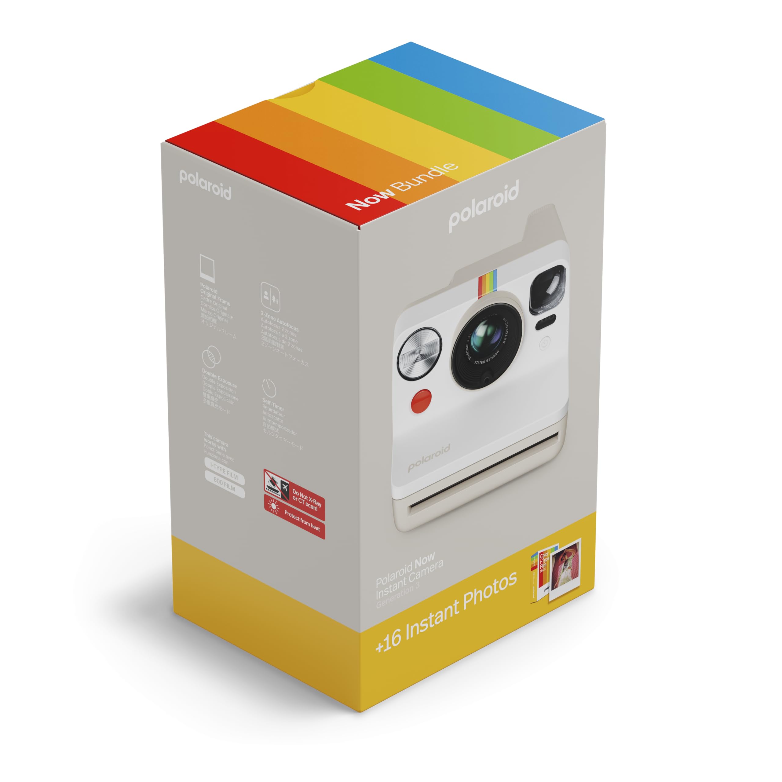 Foto 2 | Cámara Instantánea Polaroid Now, Película I-type + De Tercera Generación - Venta Internacional.