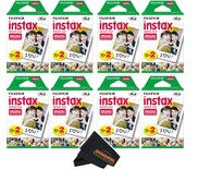 Paquete De Películas Fujifilm Instax Mini 8 (160 Hojas) Con Paño De Limpieza - Venta Internacional.