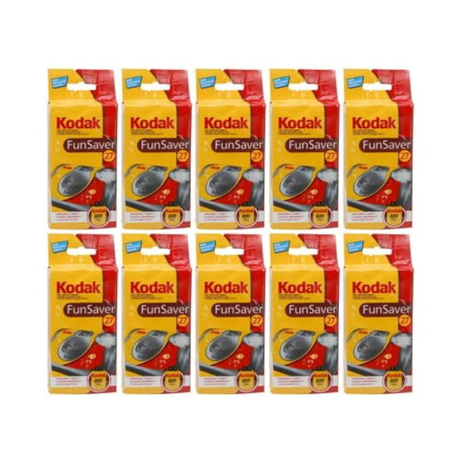 Foto 2 pulgar | Cámara Kodak Fun Saver De Un Solo Uso, Paquete De 10 Con Paquete De 10 Artículos - Venta Internacional.