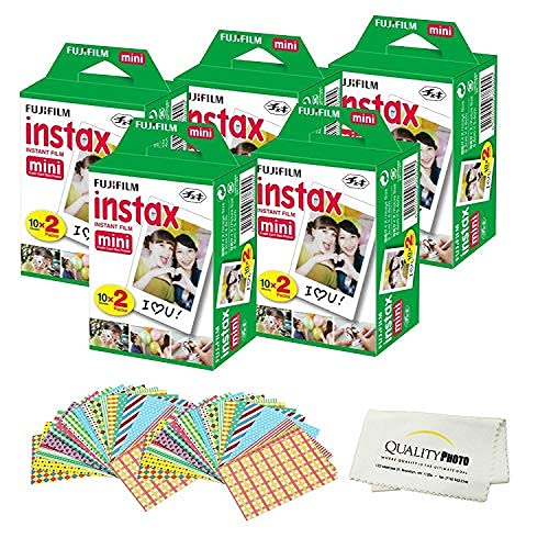 Película Instantánea Fujifilm Mini (blanca) Para Fujifilm Mini 8, 9, 11 - Venta Internacional.