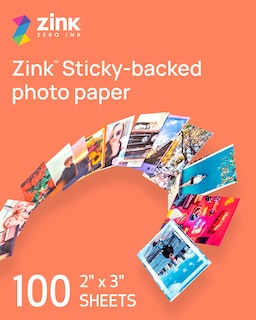 Foto 2 | Paquete De Papel Adhesivo Fotográfico Canon Zink 2 X 3 (100 Hojas) - Venta Internacional.