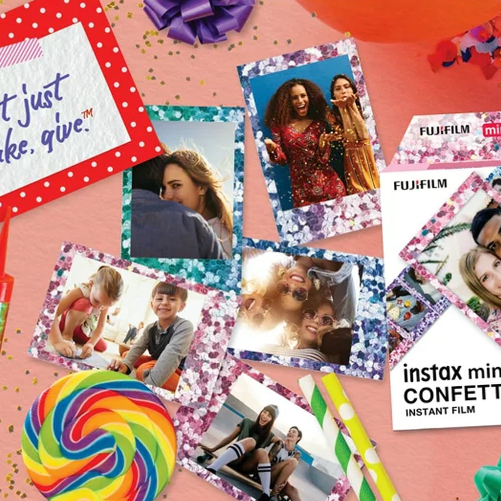 Foto 3 pulgar | Película Fujifilm Instax Confetti Mini (10 Exposiciones, Paquete De 3) - Venta Internacional.