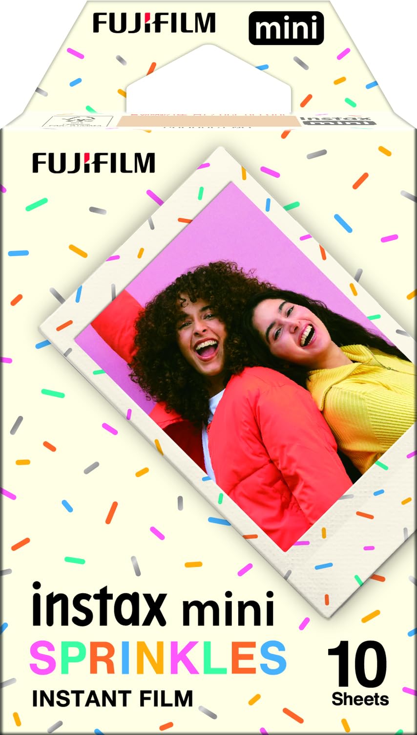 Película Fujifilm Instax Mini Sprinkles - 10 Exposiciones - Venta Internacional.