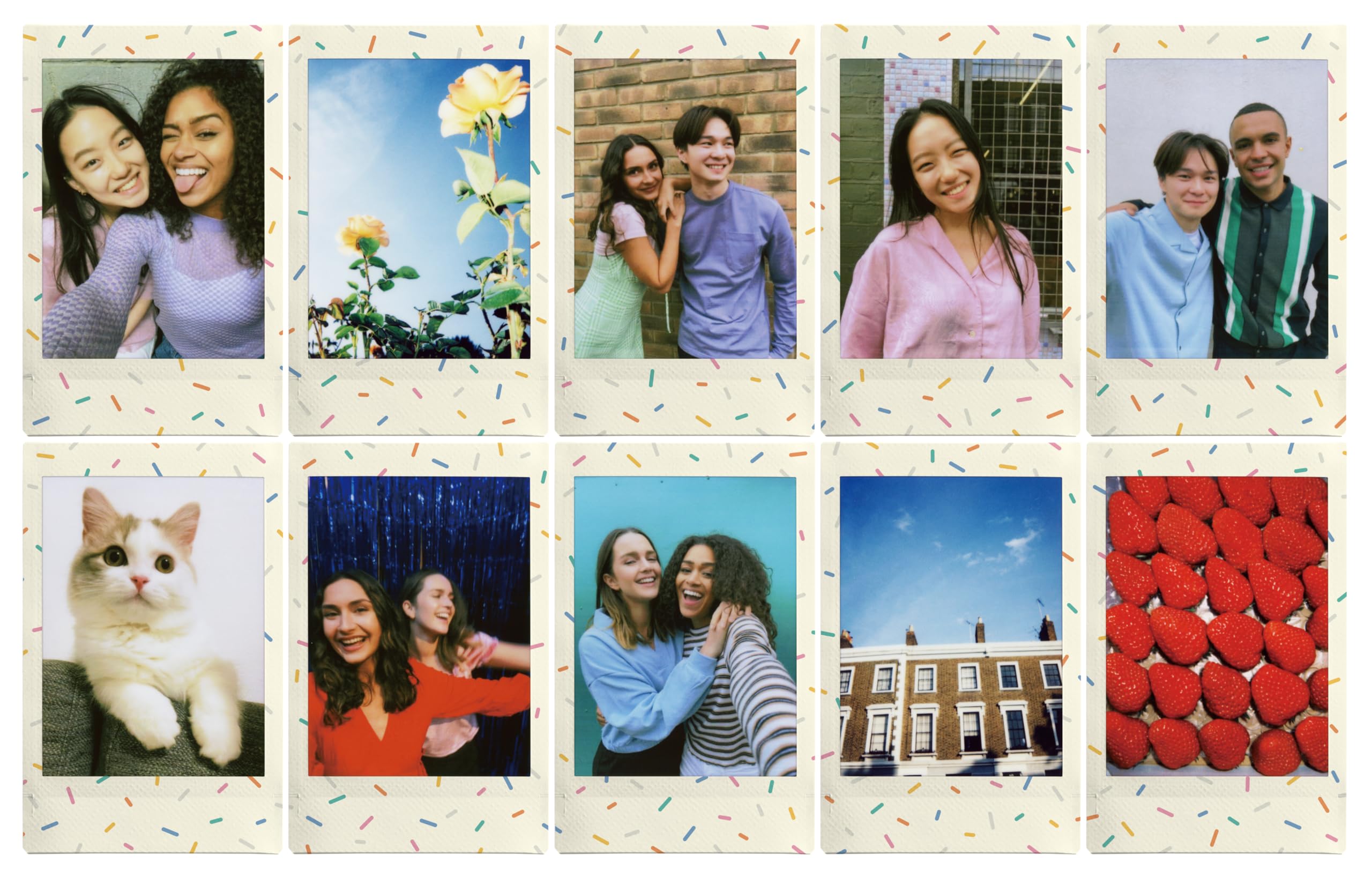 Foto 8 pulgar | Película Fujifilm Instax Mini Sprinkles - 10 Exposiciones - Venta Internacional.