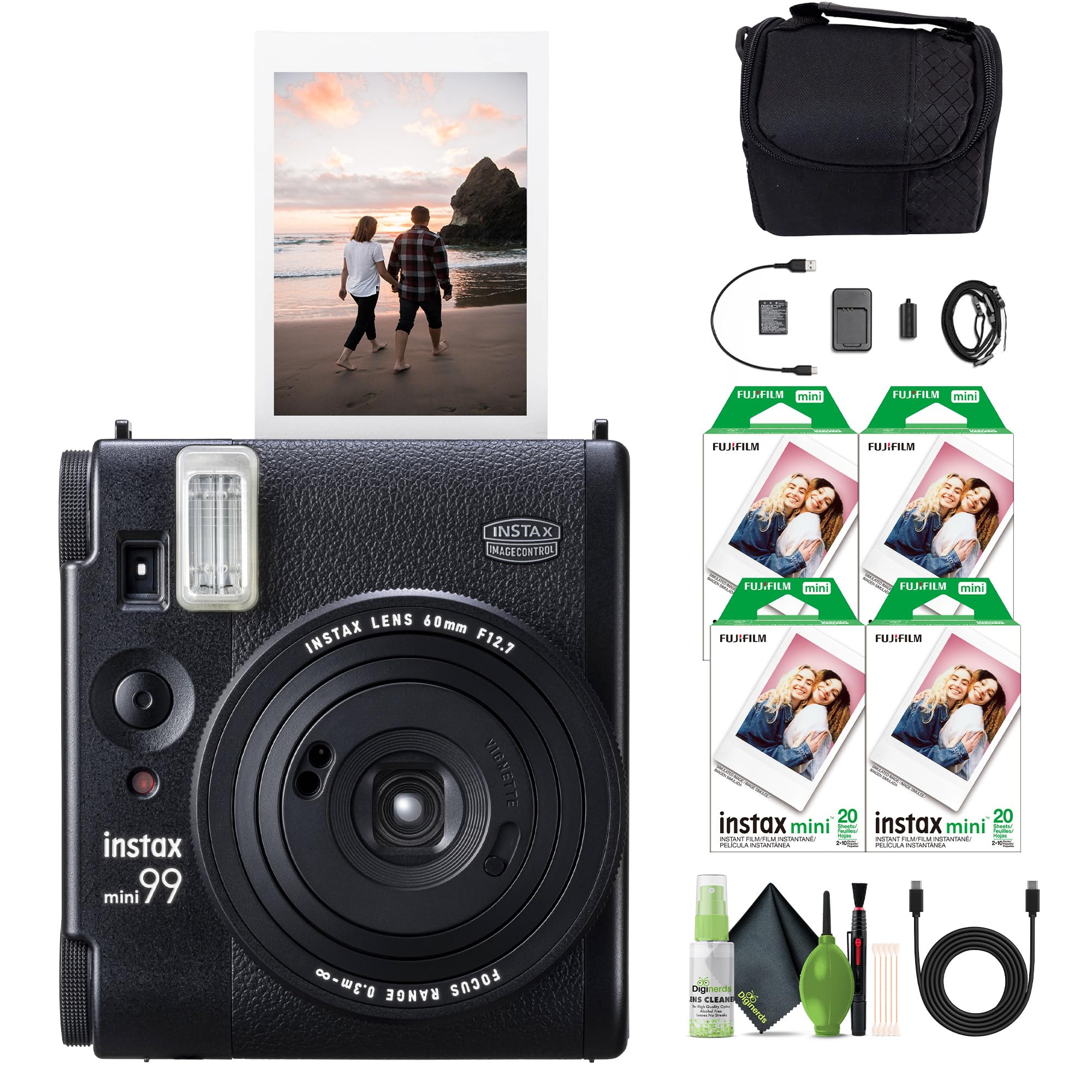 Foto 2 pulgar | Cámara De Película Instantánea Fujifilm Instax Mini 99 Con Película Y Bolsa - Venta Internacional.