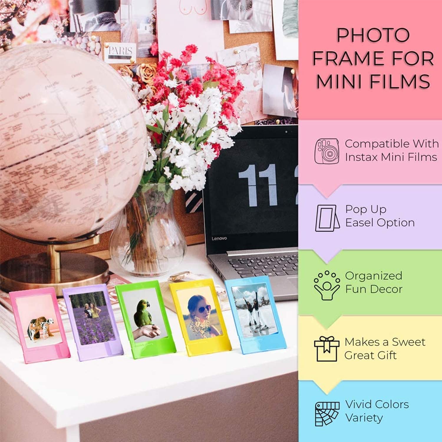 Foto 5 | Paquete Doble Fujifilm Instax Mini De Película Instantánea (60 Exposiciones) - Venta Internacional.