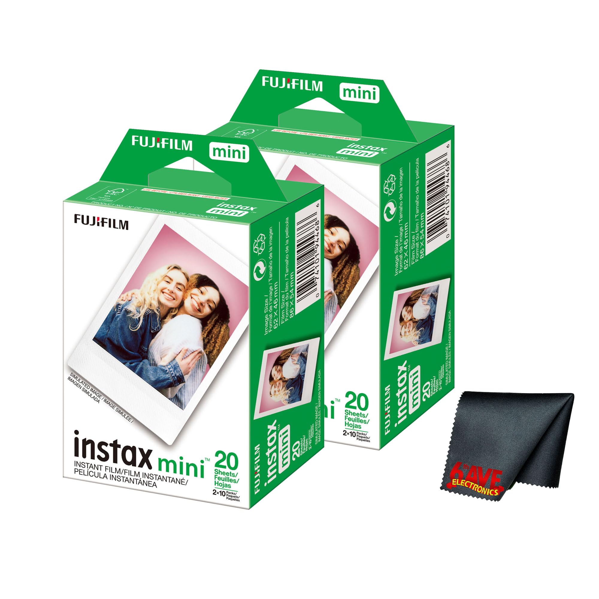 Cámara Instantánea Fujifilm Instax Mini Con Película 40 Y Tela - Venta Internacional.