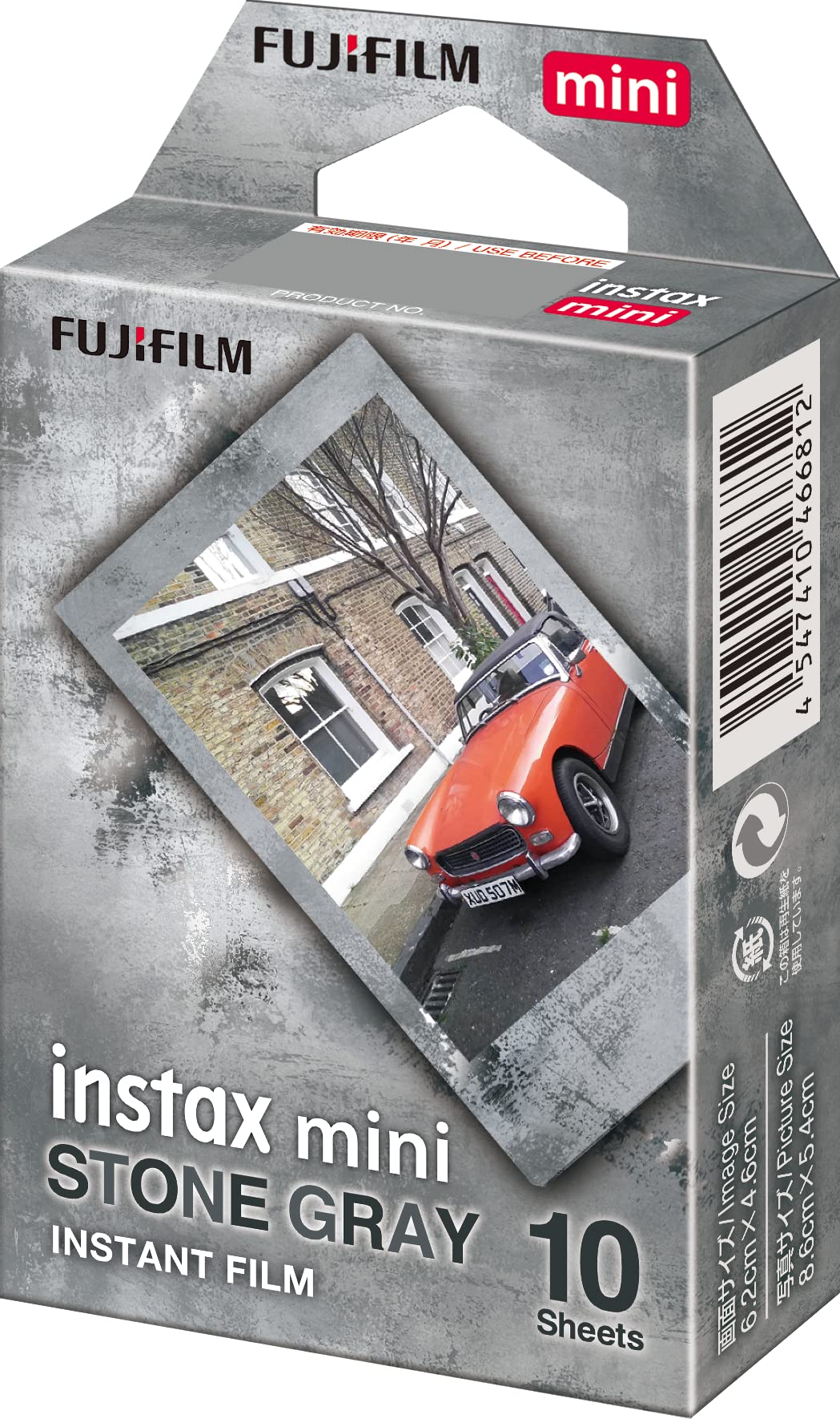 Foto 3 pulgar | Película Instax Mini Fujifilm Stone Grey - 10 Exposiciones - Venta Internacional.