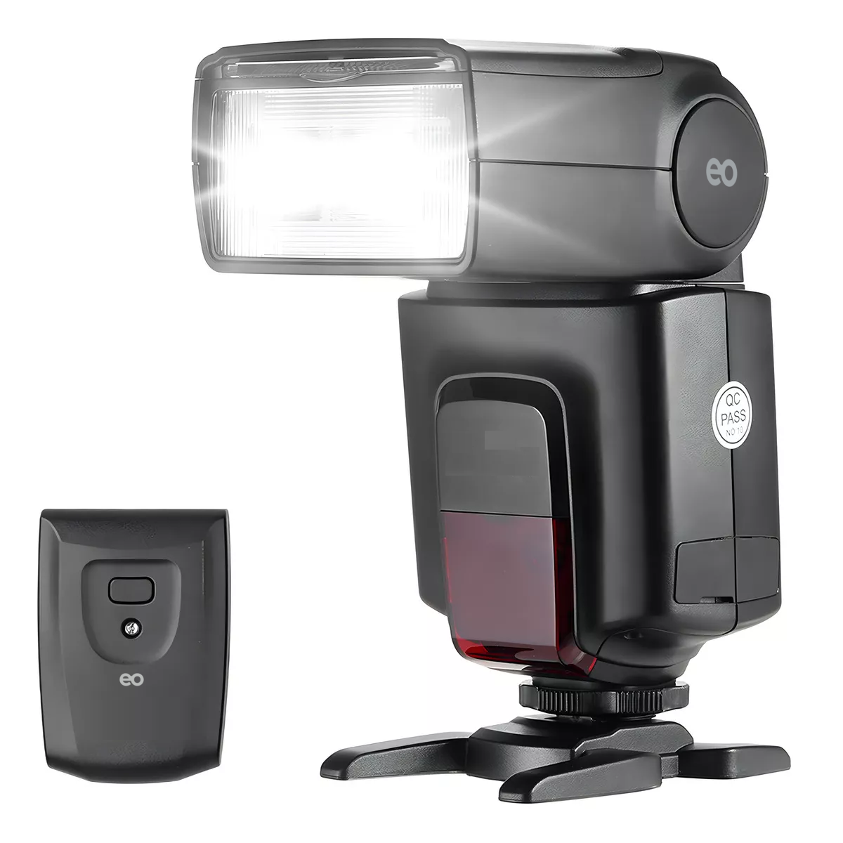 Flash Speedlite P/cámara Con Transmisor Disparo Eo Safe Imports Esi-16925-1 Negro