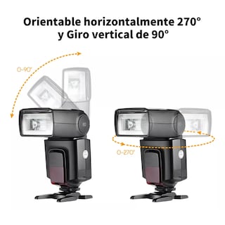 Foto 2 | Flash Speedlite P/cámara Con Transmisor Disparo Eo Safe Imports Esi-16925-1 Negro