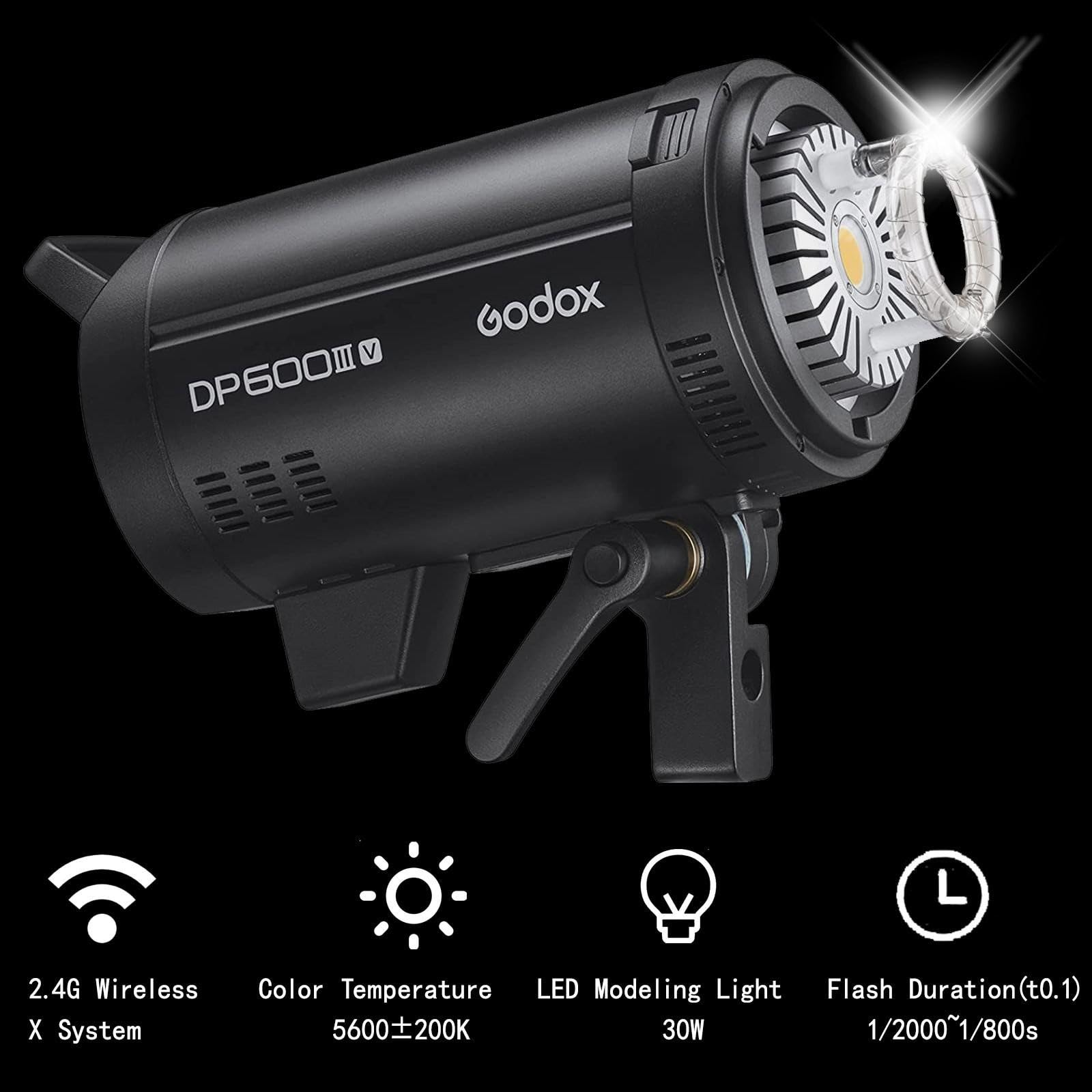 Foto 7 pulgar | Linterna Estroboscópica De Estudio Godox Dp600iii-v Dp600iiiv 600 W - Venta Internacional.