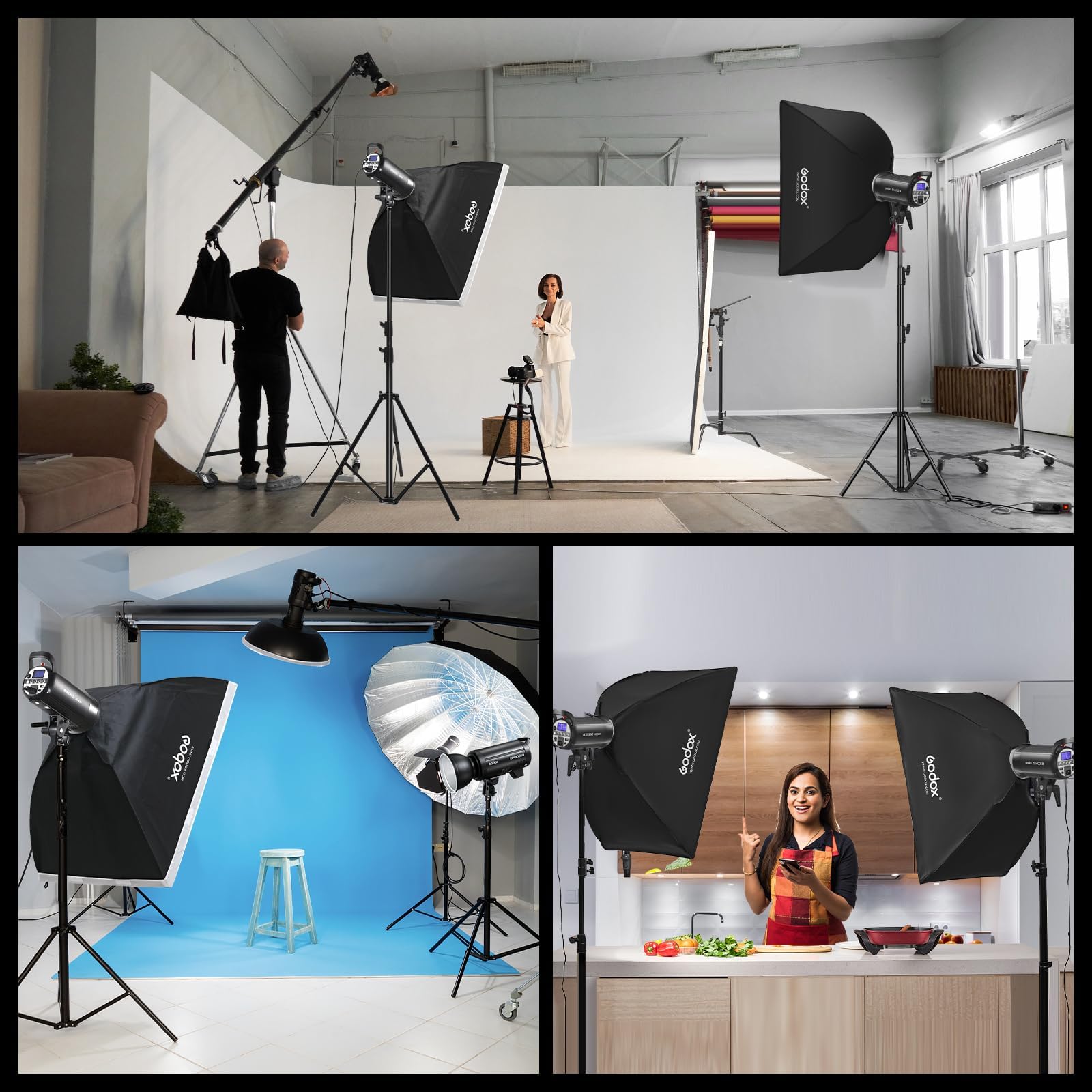 Foto 7 pulgar | Studio Strobe Flash Godox Sk400ii 400 W Con Lámpara De Modelado - Venta Internacional.