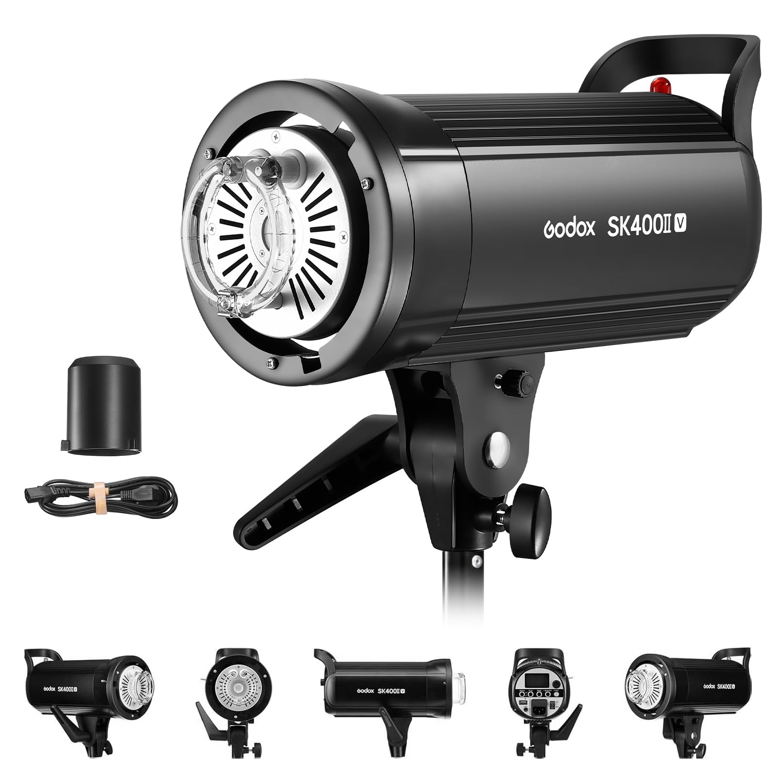 Foto 2 pulgar | Flash Estroboscópico De Estudio Godox Sk400ii-v De 400 W Con Led De 10 W - Venta Internacional.