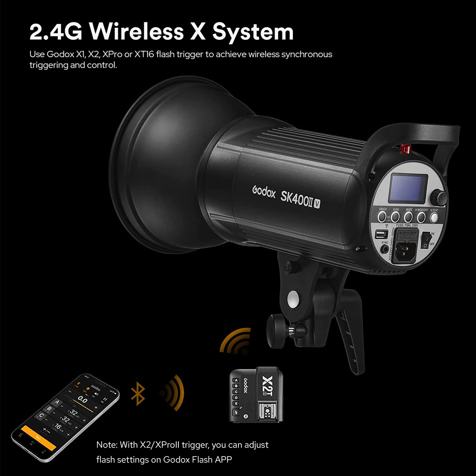 Foto 6 pulgar | Flash Estroboscópico De Estudio Godox Sk400ii-v Sk400iiv De 400 W Con Led - Venta Internacional.