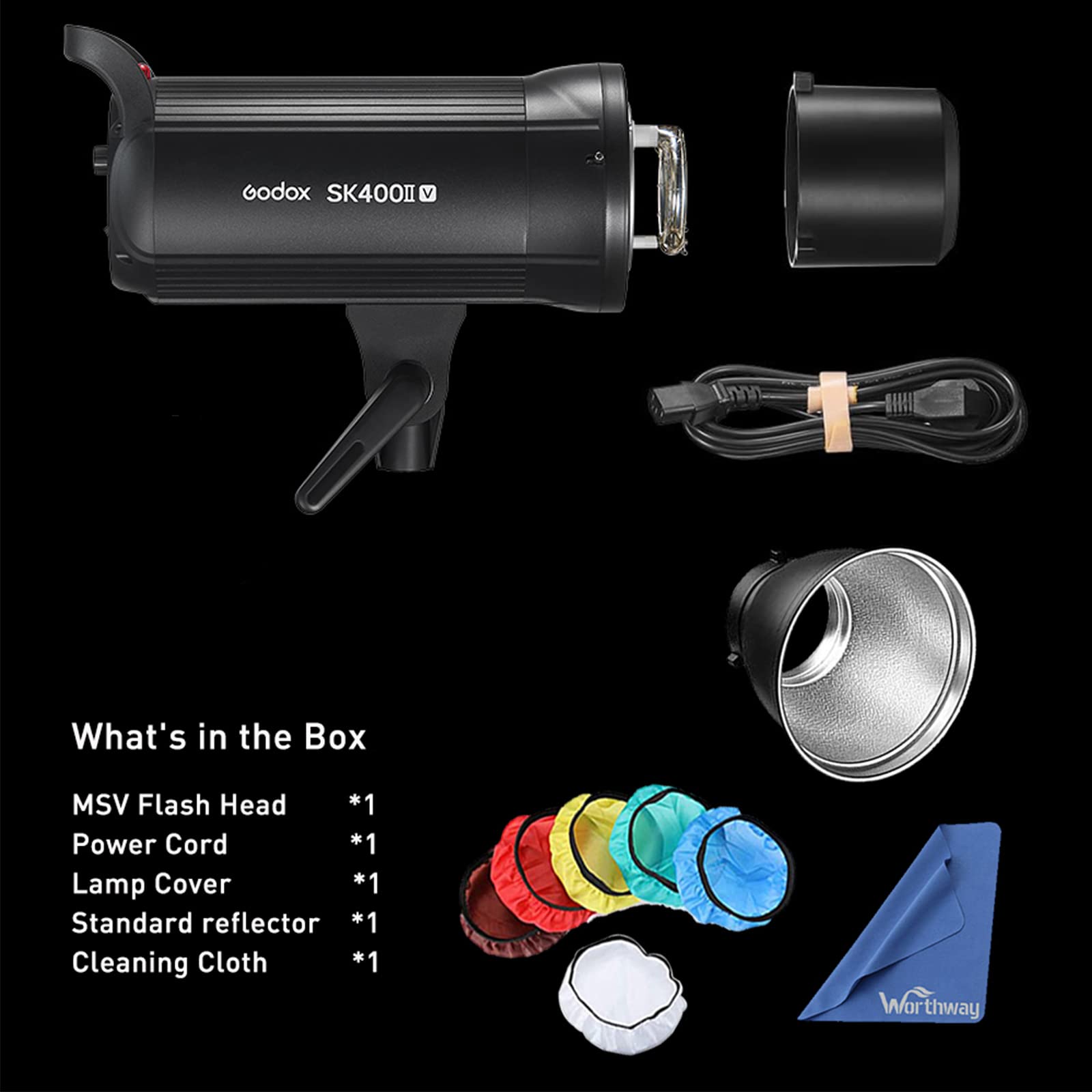 Foto 7 | Flash Estroboscópico De Estudio Godox Sk400ii-v Sk400iiv De 400 W Con Led - Venta Internacional.