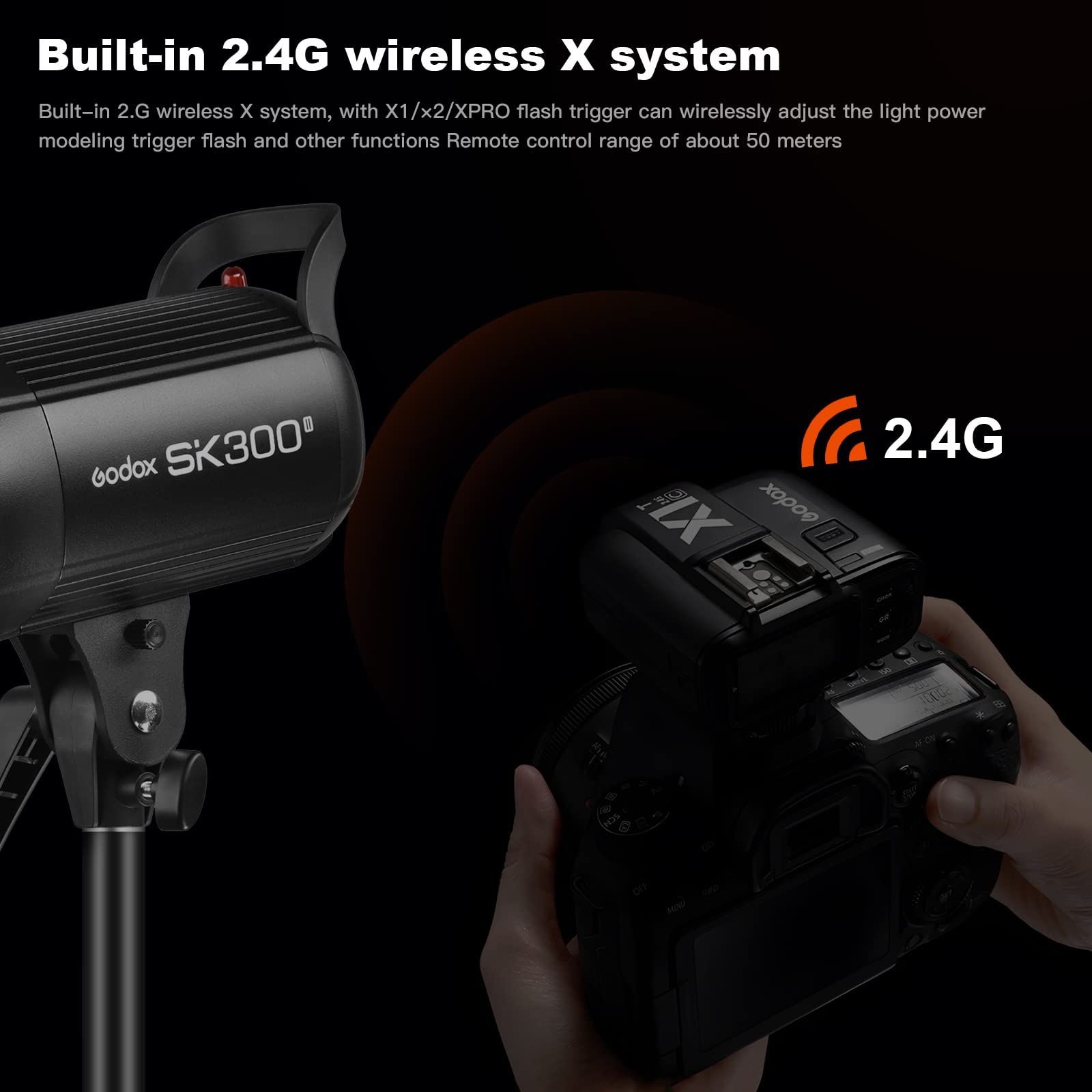 Foto 4 pulgar | Kit De Luces Estroboscópicas Studio Flash Godox Sk300ii De 600 W Con Acceso. - Venta Internacional.