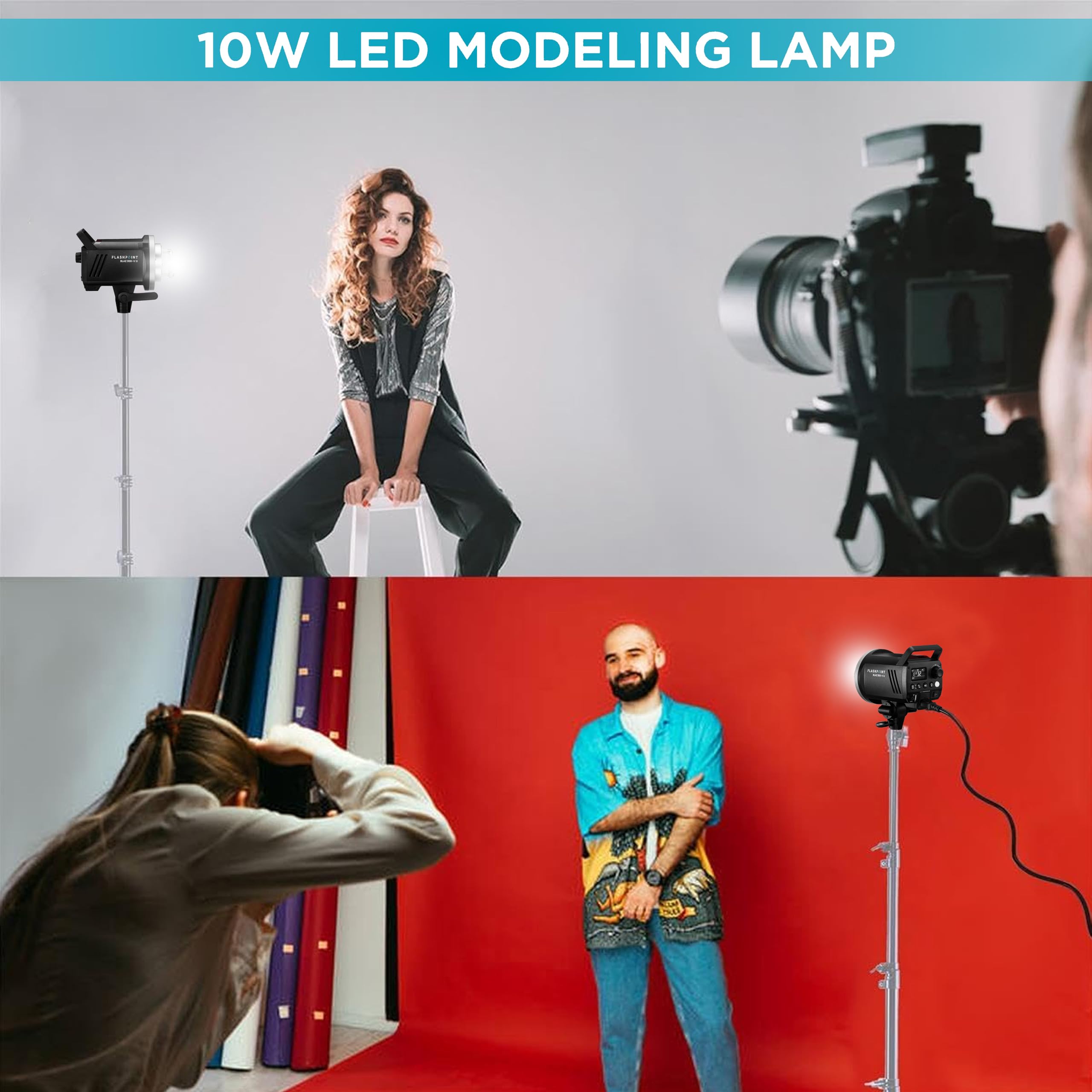 Foto 4 | Flash Estroboscópico De Estudio Con Luz Única Blaz, 300 V, 300 W - Venta Internacional.