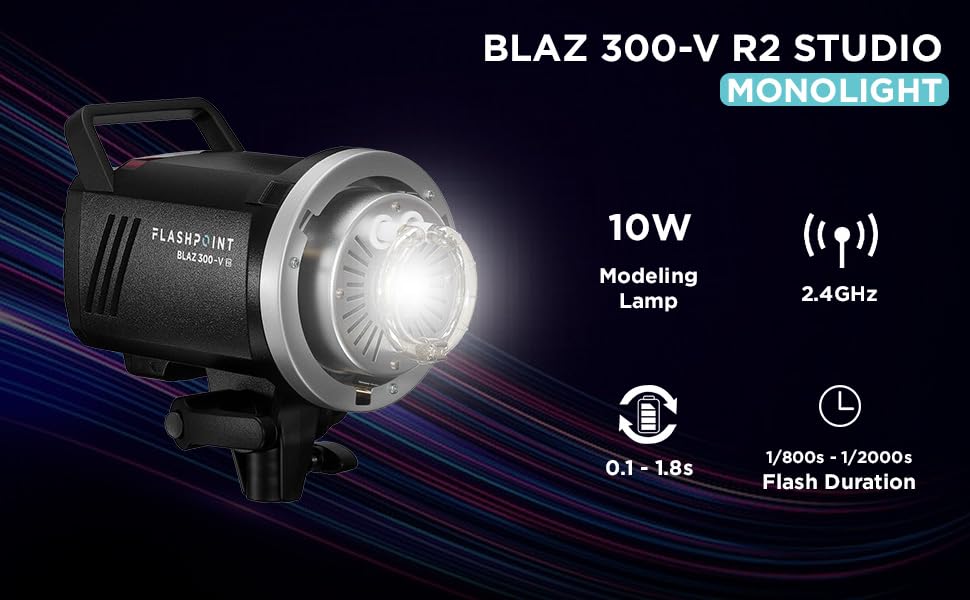 Foto 7 | Flash Estroboscópico De Estudio Con Luz Única Blaz, 300 V, 300 W - Venta Internacional.