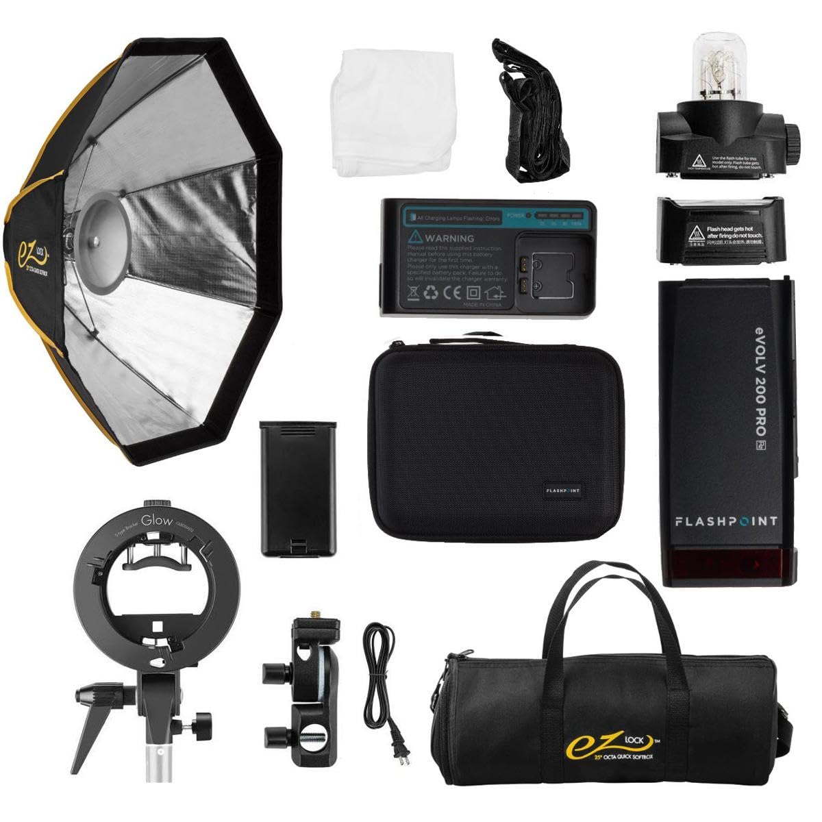 Foto 2 pulgar | Flash De Iluminación Flashpoint Evolv 200 Pro Ttl Con Kit Hexapop - Venta Internacional.