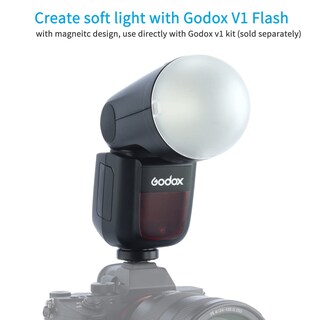 Foto 2 | Domo Difusor Godox Ak-r11 Para Flash De Cabeza Redonda Godox V1 V1pro - Venta Internacional.