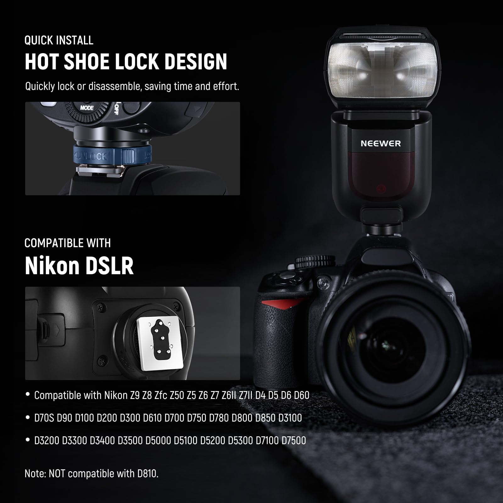 Foto 8 pulgar | Cámara Flash Speedlite Neewer Z760-n Ttl Para Réflex Digital Nikon - Venta Internacional.