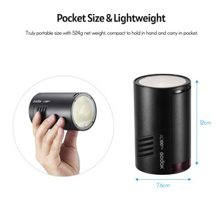 Foto 3 | Linterna De Estudio De Bolsillo Godox Ad100pro 5800 K 1/8000 S Ttl/multi - Venta Internacional.