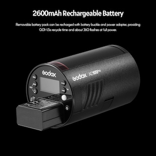 Foto 7 | Linterna De Estudio De Bolsillo Godox Ad100pro 5800 K 1/8000 S Ttl/multi - Venta Internacional.