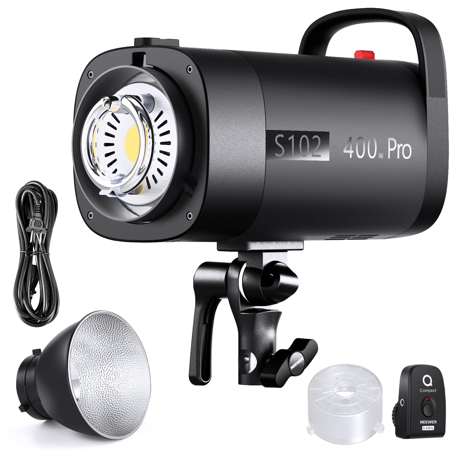 Foto 2 pulgar | Linterna Estroboscópica Neewer S102-400w Pro 400ws Gn62 5600k - Venta Internacional.