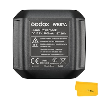 Foto 1 | Paquete De Baterías De Litio Godox Wb87a Wb87b 10.8v/9000mah Para Ad600 - Venta Internacional.