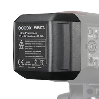 Foto 2 | Paquete De Baterías De Litio Godox Wb87a Wb87b 10.8v/9000mah Para Ad600 - Venta Internacional.