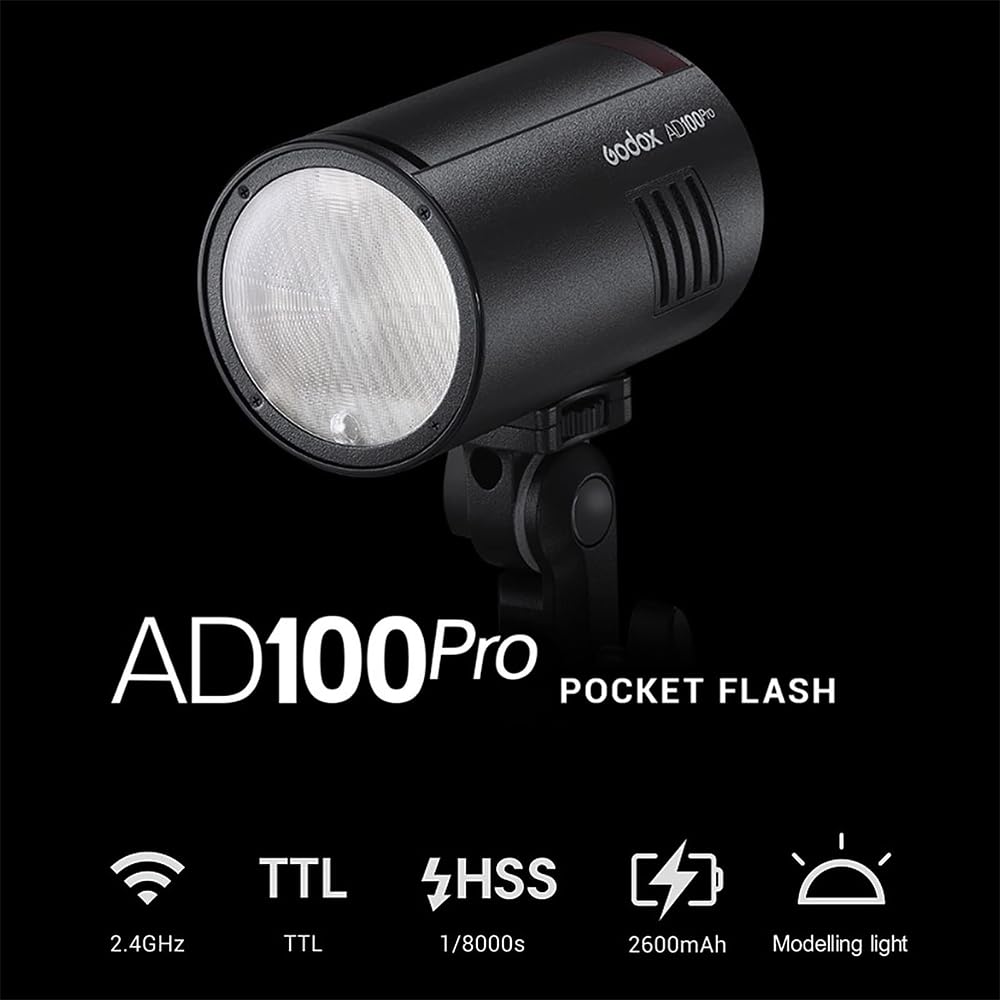 Foto 2 | Sistema X Inalámbrico Flash Strobe Godox Ad100pro De 100 W Y 2,4 G - Venta Internacional.