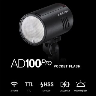 Foto 2 | Sistema X Inalámbrico Flash Strobe Godox Ad100pro De 100 W Y 2,4 G - Venta Internacional.