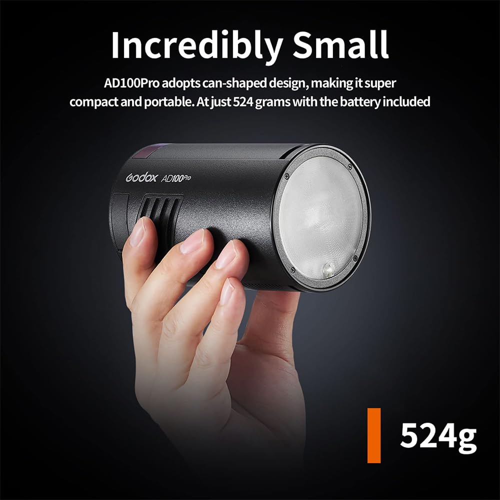 Foto 3 | Sistema X Inalámbrico Flash Strobe Godox Ad100pro De 100 W Y 2,4 G - Venta Internacional.