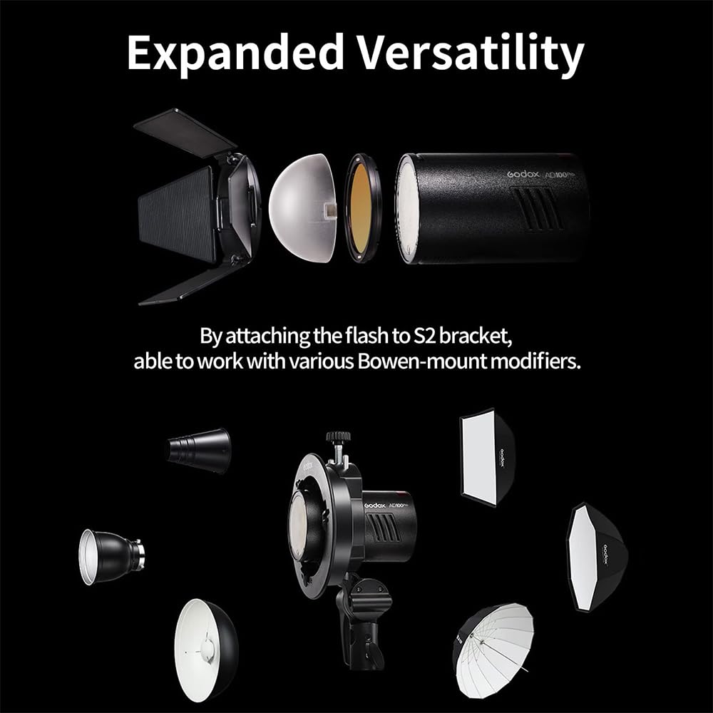 Foto 6 pulgar | Sistema X Inalámbrico Flash Strobe Godox Ad100pro De 100 W Y 2,4 G - Venta Internacional.