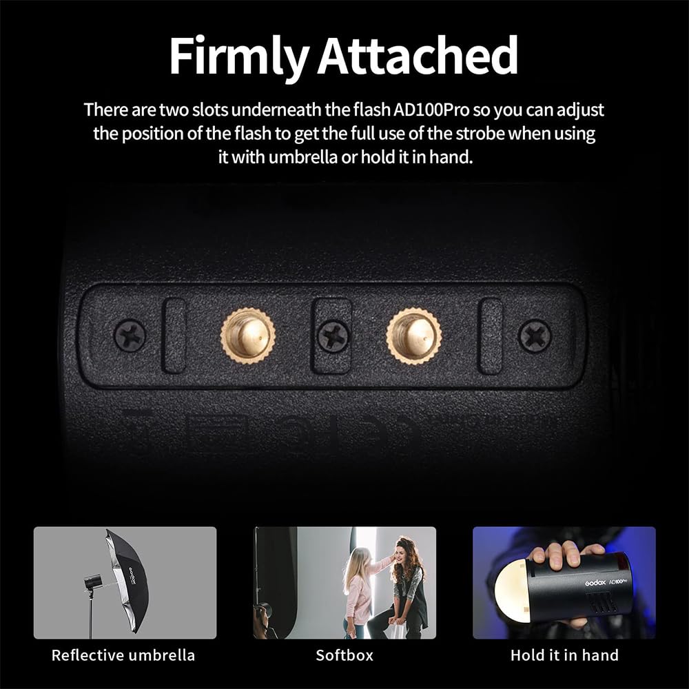 Foto 7 | Sistema X Inalámbrico Flash Strobe Godox Ad100pro De 100 W Y 2,4 G - Venta Internacional.